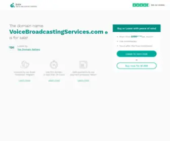 Voicebroadcastingservices.com(CosmoBS) Screenshot