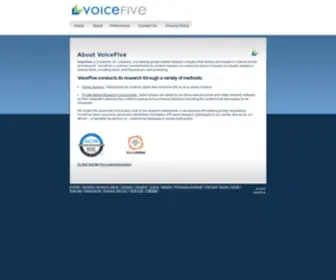 Voicefive.com Screenshot
