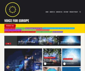 Voiceforeurope.org(De beste bron van informatie over voice for europe) Screenshot