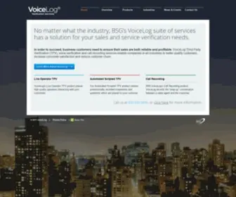 Voicelog.com(Third Party Verification Services) Screenshot