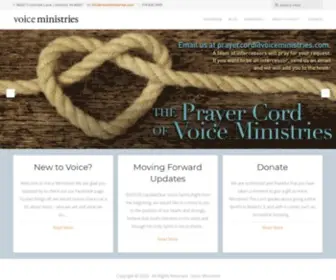 Voiceministries.com(Voice Ministries) Screenshot