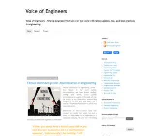 Voiceofengineers.com(Voice of Engineers) Screenshot