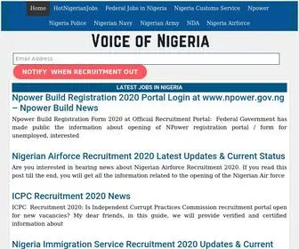 Voiceofnigeria.org.ng Screenshot