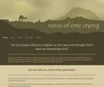 Voiceofonecrying.com Screenshot