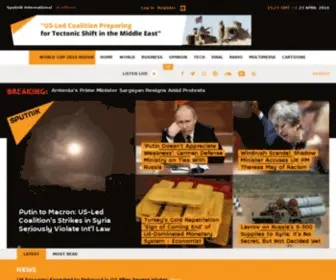 Voiceofrussia.com(Sputnik International) Screenshot