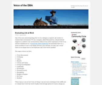 Voiceofthedba.com(Voice of the DBA) Screenshot