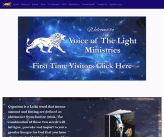 Voiceofthelight.com(Advancing the Kingdom of God throughout the Earth) Screenshot