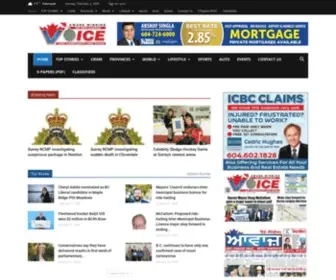 Voiceonline.com(Indo-Canadian Voice) Screenshot