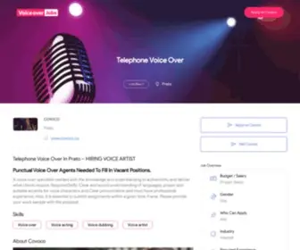 Voiceoverjob.co(Voiceoverjob) Screenshot