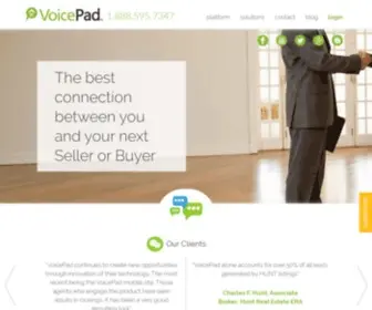 Voicepad.com(Homepage) Screenshot