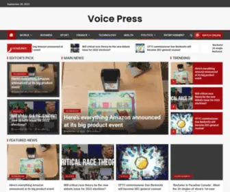 Voicepress.com(Voicepress) Screenshot