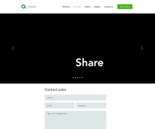 VoiceqCloud.com(VoiceQ Cloud) Screenshot