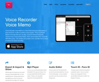 Voicerecorderfree.com(Voice Recorder Voice Memo) Screenshot