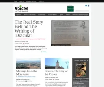 Voices-OF-The-World.org(Voices of the World) Screenshot