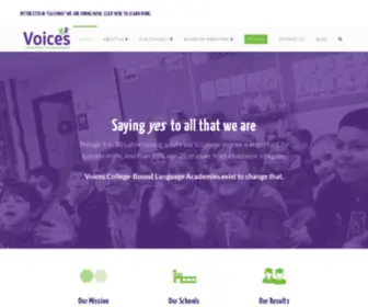 Voicesacademies.org(Voices College) Screenshot