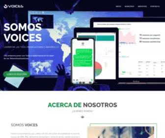 Voices.com.mx(Telefonía) Screenshot