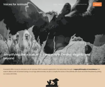 Voicesforanimals.org(Voices for Animals) Screenshot