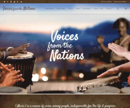 Voicesfromthenations.org(Voices from the Nations) Screenshot