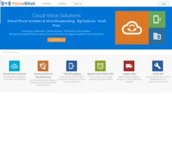 Voiceshot.com(Cloud Phone Solutions) Screenshot