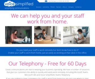 Voicesimplified.com(Voice Simplified) Screenshot