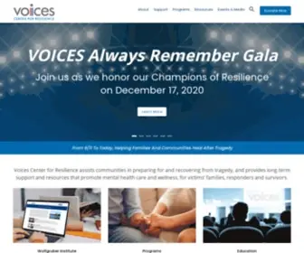 Voicesofseptember11.org(Voices Center for Resilience) Screenshot