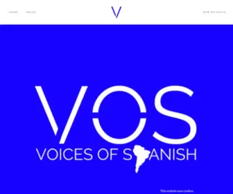 Voicesofspanish.com(Voicesofspanish) Screenshot