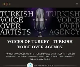 Voicesofturkey.com(Turkish Voiceover Agency) Screenshot