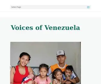 VoicesofVenezuela.com(Voices of Venezuela) Screenshot