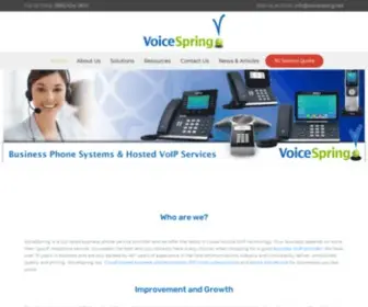 Voicespring.net(VoiceSpring) Screenshot