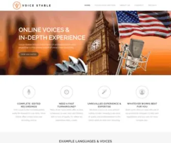 Voicestable.com(Voice Stable) Screenshot