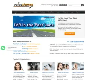 Voicestamps.com(IVR Hosting) Screenshot