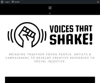 Voicesthatshake.org(Shake) Screenshot