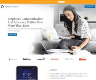 Voicestorm.com(Employee Communication and Engagement) Screenshot