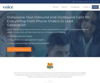 Voiceteleservices.com(Voice Teleservices) Screenshot