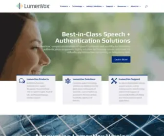 Voicetrust.com(LumenVox Modular Voice Technology Stack) Screenshot