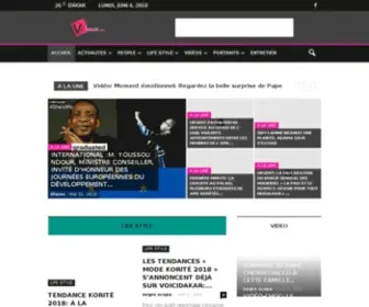 Voicidakar.com(Voici Dakar Life Style) Screenshot