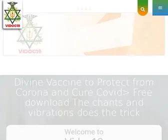 Voidc19.com(Corona Divine Yantra Vaccine Talisman For Covid 19 Cure & Prevention) Screenshot