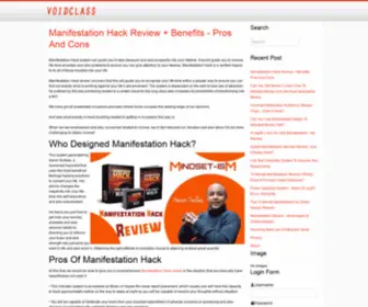 Voidclass.com(Classroom For Success) Screenshot