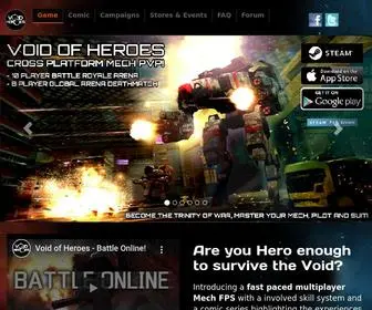 Voidofheroes.com(Void of Heroes Game) Screenshot