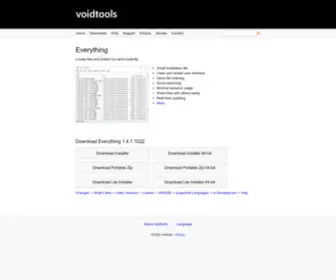 Voidtools.com(Voidtools) Screenshot