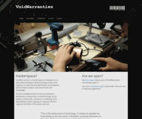 Voidwarranties.be(Voidwarranties) Screenshot
