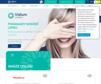 Voigtmedica.pl(Klinika okulistyczna Vidium Medica. Laserowa korekcja wzroku) Screenshot
