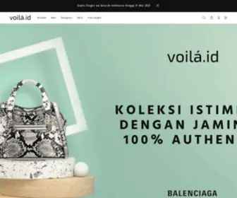 Voila.id(Authentic Luxury Fashion Terbaik di Indonesia) Screenshot
