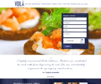 Voilacaterersnyc.com(Event Catering) Screenshot