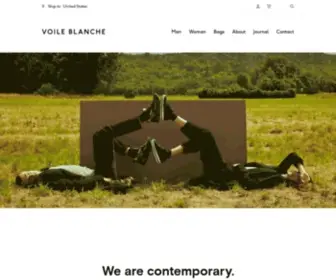 Voileblanche.com(Shoes & company Voile Blanche) Screenshot