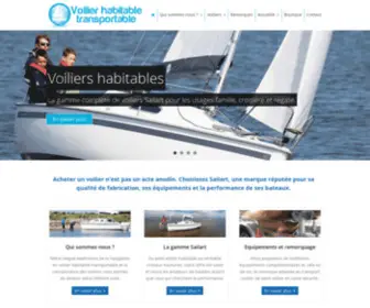 Voilier-Habitable-Transportable.fr(Voilier habitable transportable) Screenshot