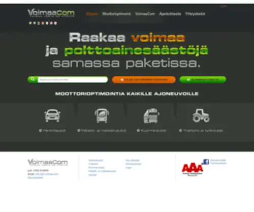 Voimaa.com(Moottorioptimointia kaikille ajoneuvoille) Screenshot