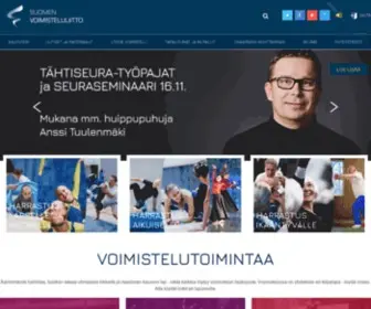 Voimistelu.fi(Etusivu) Screenshot