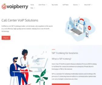 Voipberry.com(VoIP for Call Centers) Screenshot