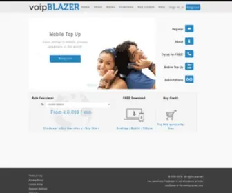 Voipblazer.com(Freecall) Screenshot